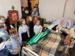 Рождественские колядования воскресной школы Успенского кафедрального собора города Козельска