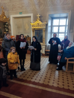 Рождественские колядования воскресной школы Успенского кафедрального собора города Козельска