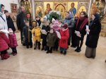 Рождественские колядования воскресной школы Успенского кафедрального собора города Козельска