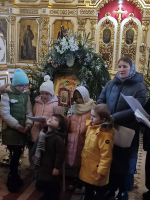 Рождественские колядования воскресной школы Успенского кафедрального собора города Козельска