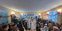 Детский Рождественский праздник и гуляния в Прысках - Козельская епархия