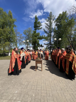 Соборная панихида в городе Козельске памяти почившим в годы Великой Отечественной Войны