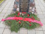 Заупокойная лития у Поклонного Креста в городе Людиново