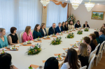 Директор воскресной школы Покровского храма г. Жиздры приняла участие во встрече с губернатором Калужской области
