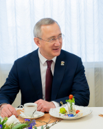 Директор воскресной школы Покровского храма г. Жиздры приняла участие во встрече с губернатором Калужской области