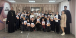 25 марта в рамках празднования  «Дня православной книги» священнослужители посетили Козельскую школу №4