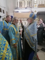 Праздник Покрова Пресвятой Богородицы в Казанском соборе города Людиново